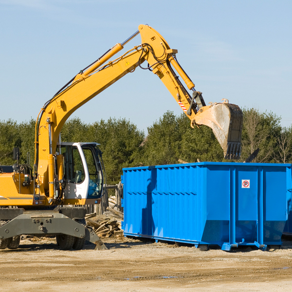 are there any restrictions on where a residential dumpster can be placed in Siler